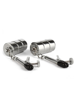 Accessoire BDSM Mr. Steel Aligator Nipple Clamps Weights