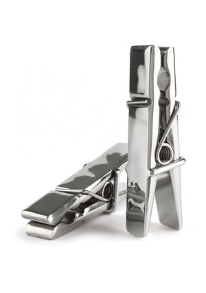 Accessoire BDSM Mr. Steel Clothespins Nipple Clamps
