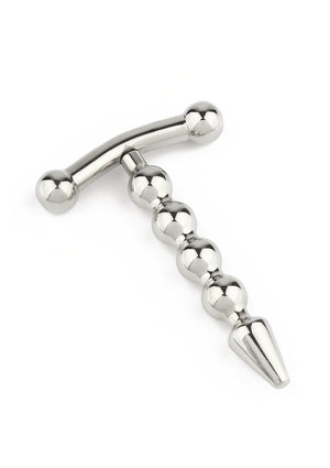 Accessoire BDSM Mr. Steel Rod Ecstasy Beaded Penis Plug