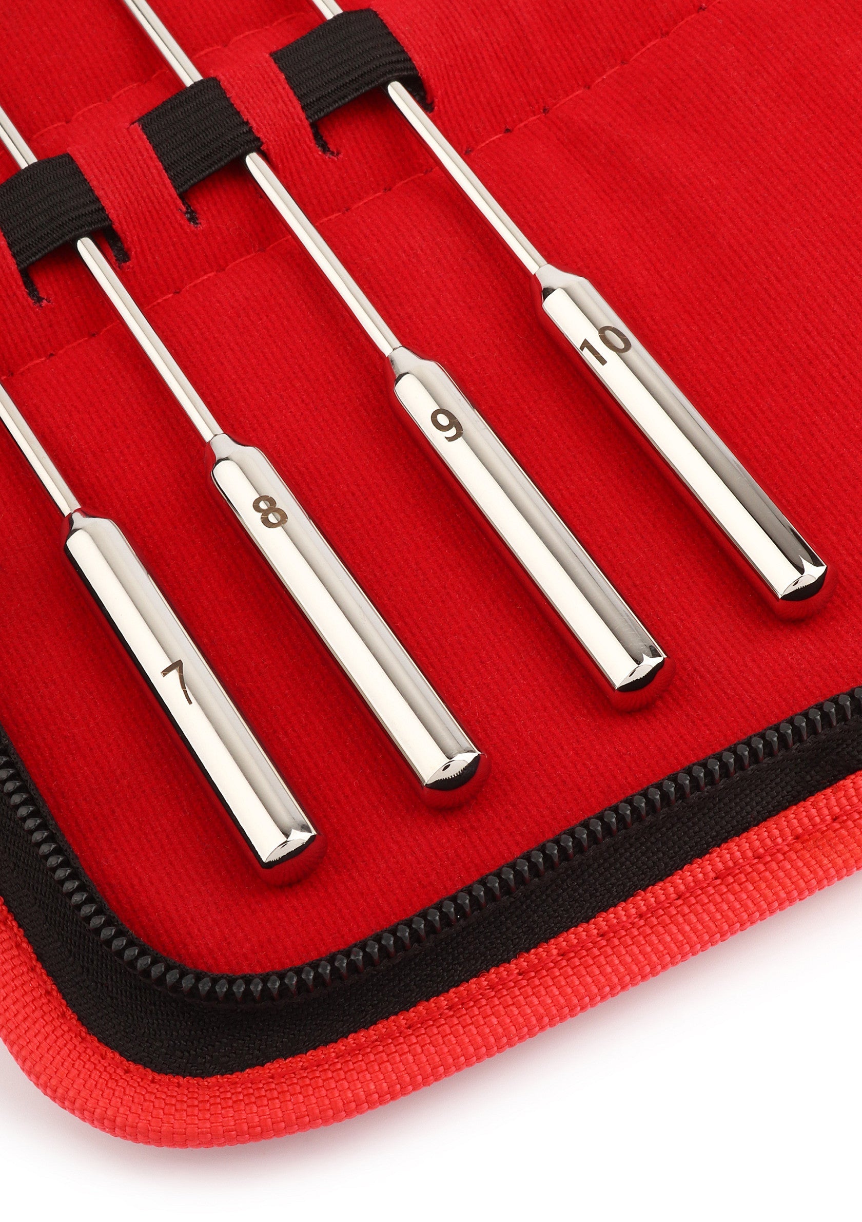 Accessoire BDSM Mr. Steel Rosebud Urethral Sounds 8 pcs