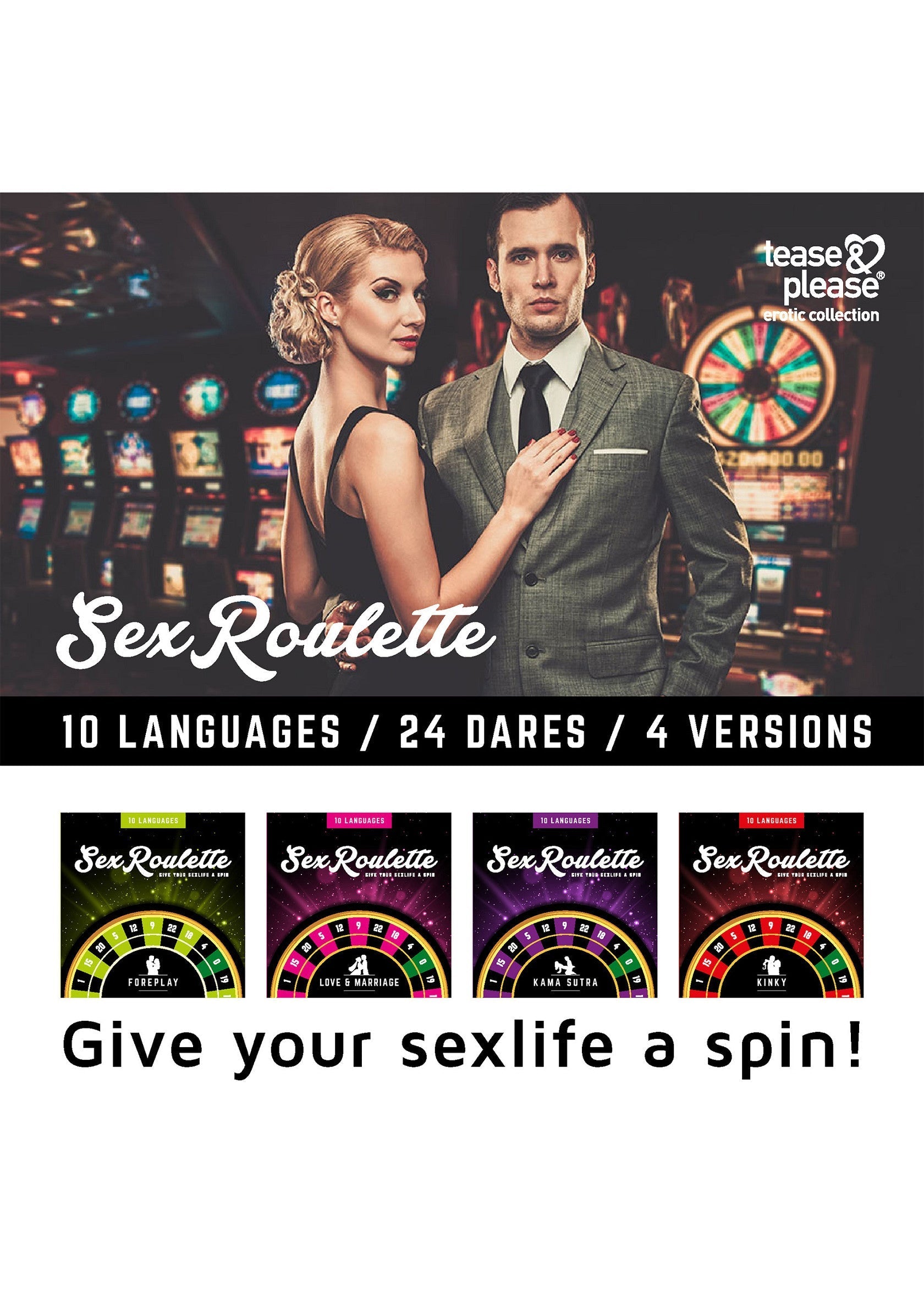 Jeu coquin Tease & Please Foreplay 10 languages
