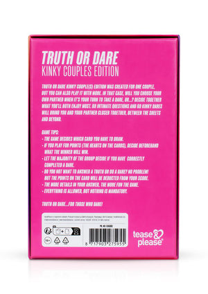 Jeu coquin Tease & Please Truth or Dare Kinky Couples Edition