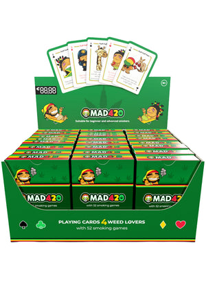 Jeu coquin Mad Party Games Mad420 Smoking Cards 24 pcs
