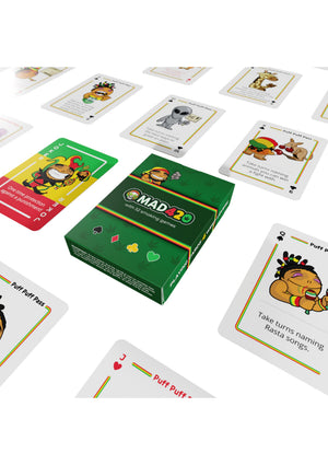 Jeu coquin Mad Party Games Mad420 Smoking Cards 24 pcs