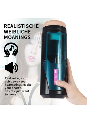 Masturbateur Hismith KlicLok Vibrating Stroker