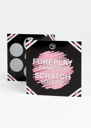 Jeu coquin Secret Play Foreplay Fanatics Scratch Card
