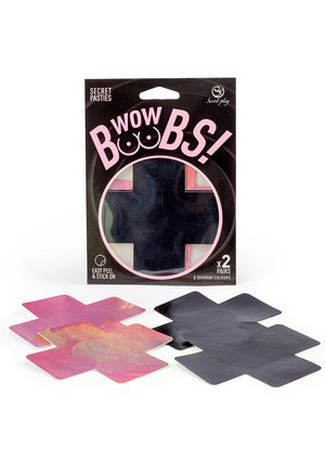 Accessoire BDSM Secret Play Cross Nipple Pasties 2 Pair
