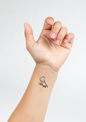 Jeu coquin Secret Play Candy Chic Temporary Tattoo