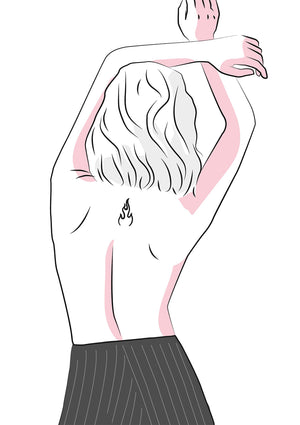Jeu coquin Secret Play Candy Chic Temporary Tattoo