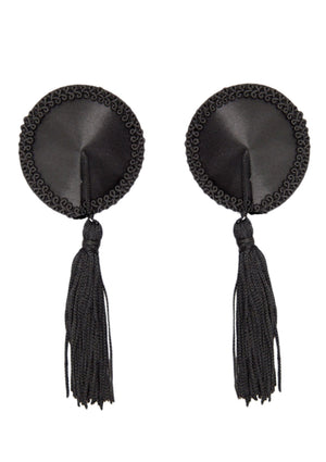 Lingerie Kinky Diva Satin Nipple Covers with Tassel