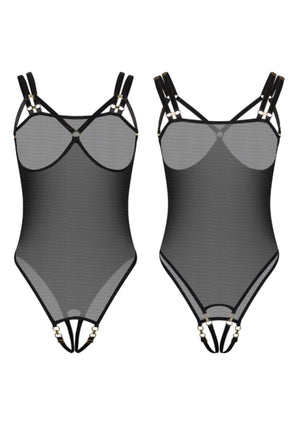 Lingerie Kinky Diva Piquant Cupless & Crotchless Body