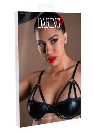 Lingerie Daring Intimates Wetlook Bra With Straps
