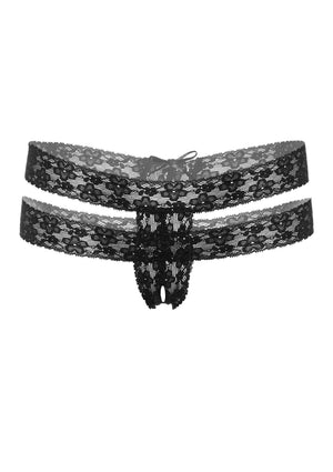 Lingerie Daring Intimates Lucy crotchless thong panty
