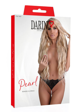 Lingerie Daring Intimates Pearl beaded g-string