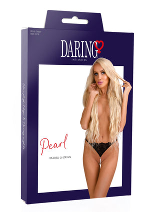 Lingerie Daring Intimates Pearl beaded g-string