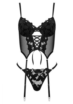Lingerie Kotek Corset And Thong CO103