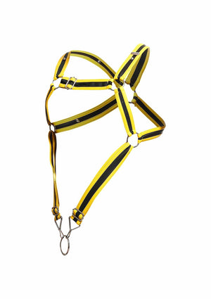 Lingerie MOB Eroticwear DNGEON Cross Cockring Harness