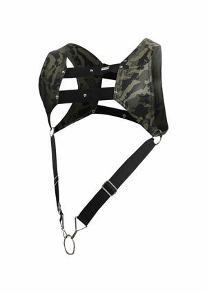 Lingerie MOB Eroticwear DNGEON Top Cockring Harness