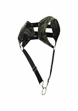 Lingerie MOB Eroticwear DNGEON Top Cockring Harness