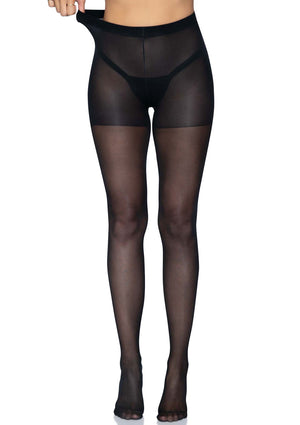 Lingerie Leg Avenue Sheer Open Butt Crotchless Pantyhose