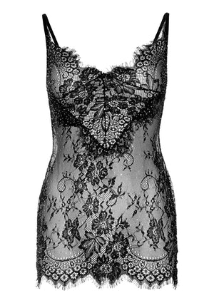 Lingerie Leg Avenue Rhinestone Mini Dress and String