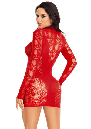 Lingerie Leg Avenue Mini Dress and Gloved Sleeves