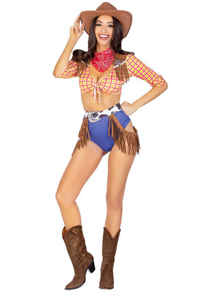 Lingerie Leg Avenue Playful Cowboy Top and Pants