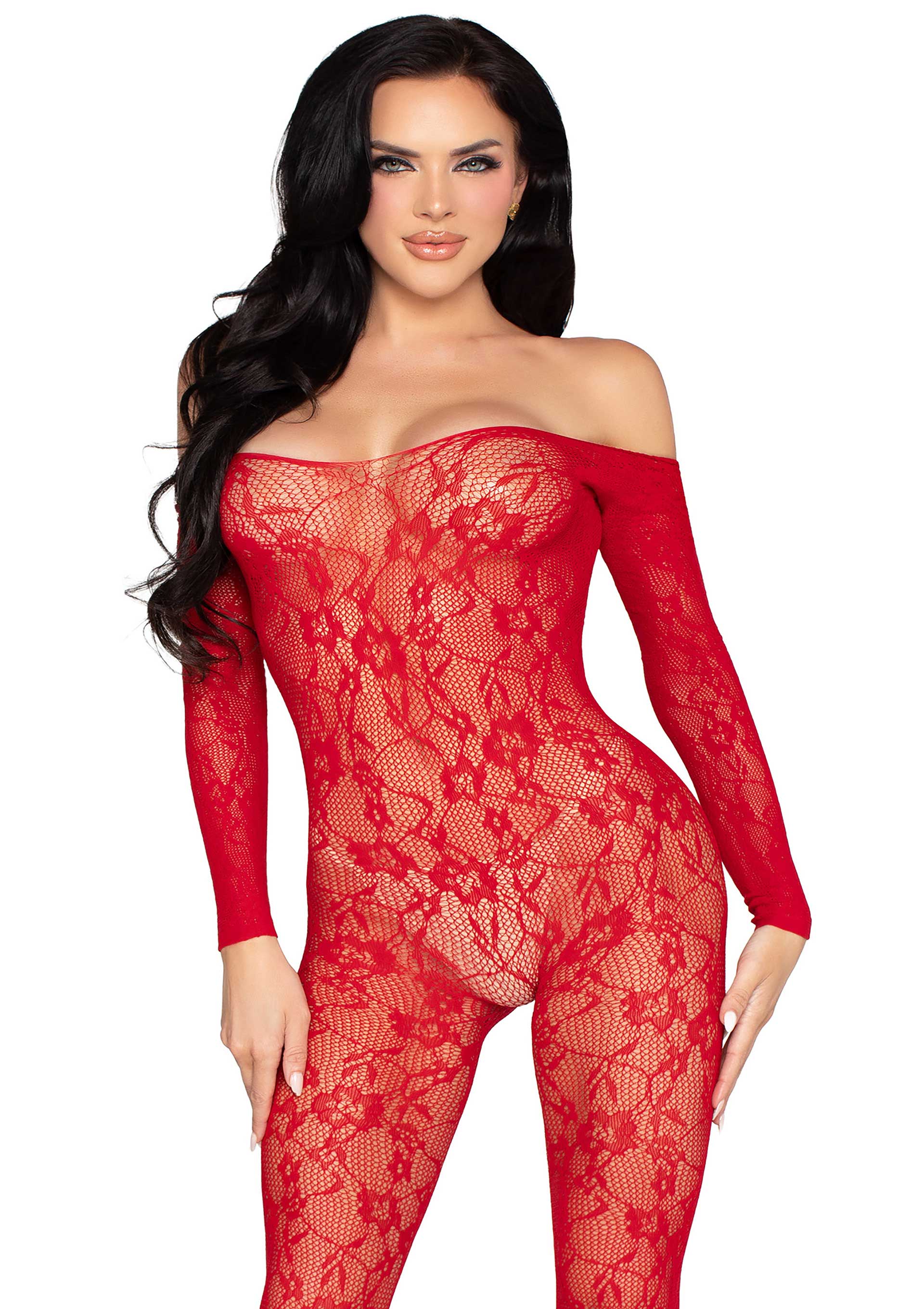 Lingerie Leg Avenue Lace Lingerie Bodystocking
