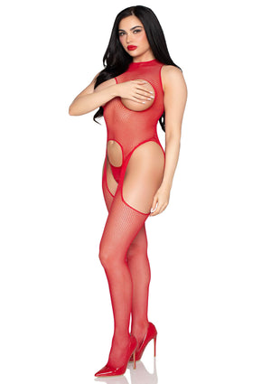 Lingerie Leg Avenue Cupless Bodystocking and Panty