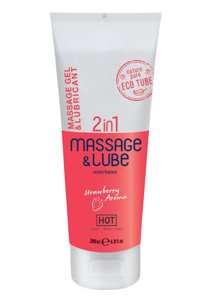 Huile de massage HOT Massage & Glide Gel 2 in 1
