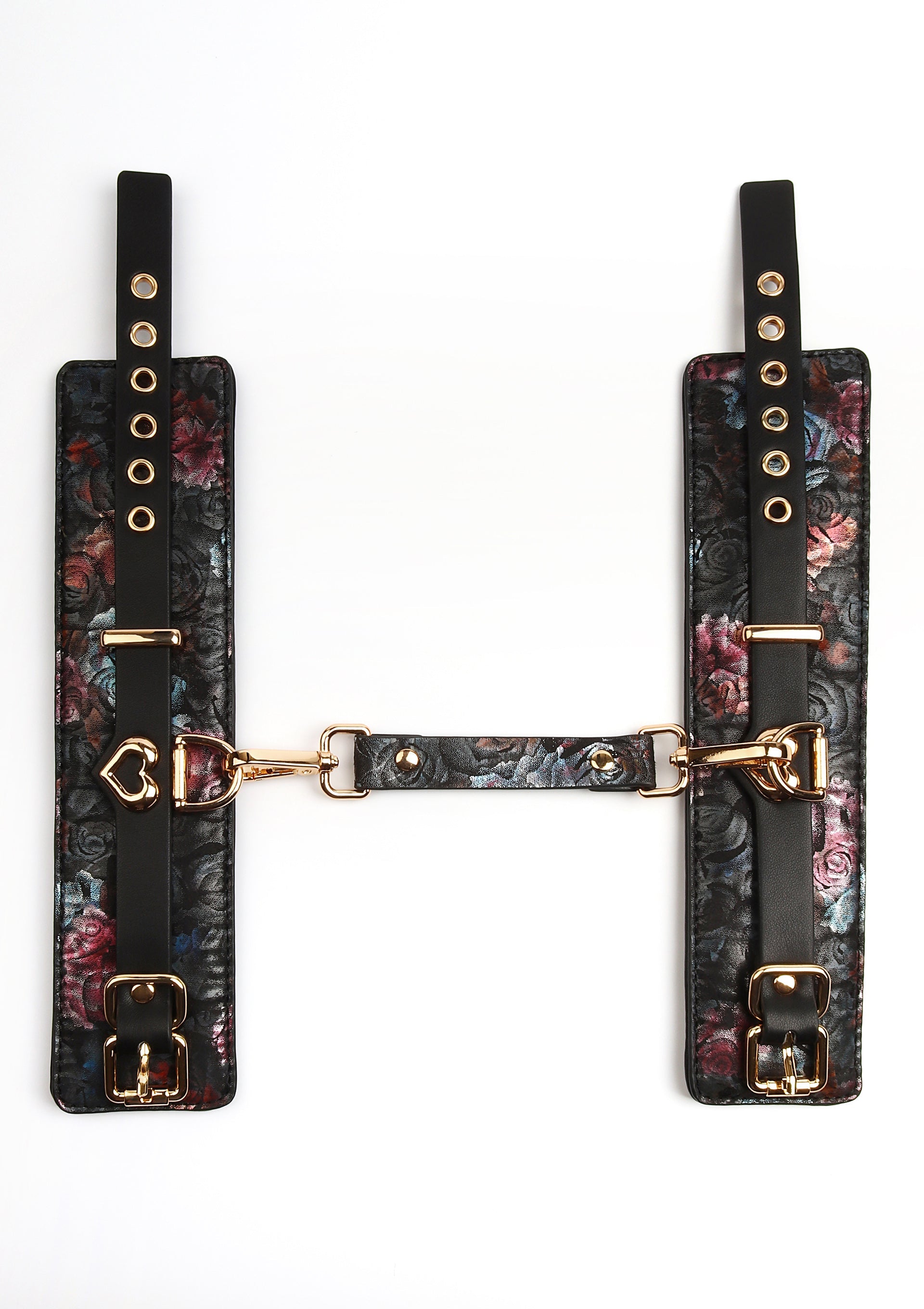 Accessoire BDSM Geisha Floral Jacquard Wrist Cuffs