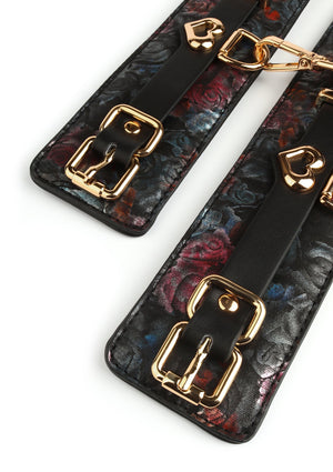 Accessoire BDSM Geisha Floral Jacquard Wrist Cuffs