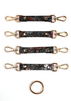 Accessoire BDSM Geisha Floral Jacquard Hogtie