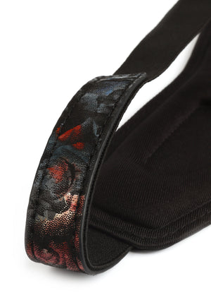 Accessoire BDSM Geisha Floral Jacquard Blindfold