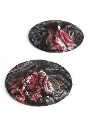Accessoire BDSM Geisha Floral Jacquard Nipple Pasty