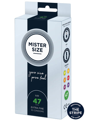 Préservatif MISTER SIZE 47mm Condoms 10pcs