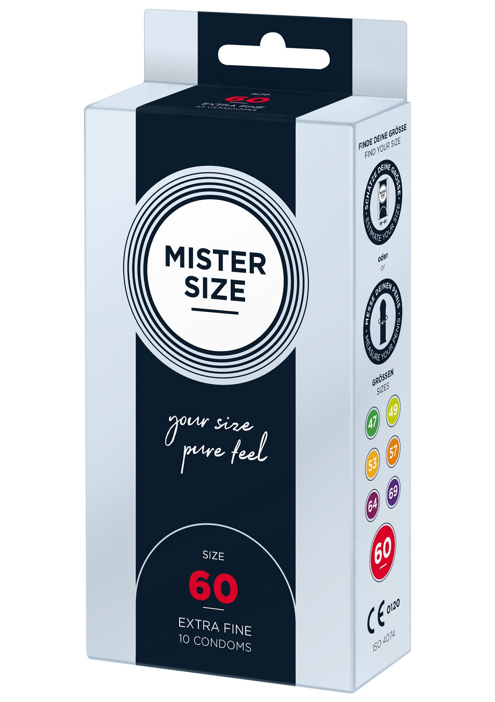 Préservatif MISTER SIZE 60mm Condoms 10pcs