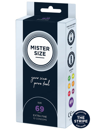 Préservatif MISTER SIZE 69mm Condoms 10pcs
