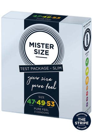 Préservatif MISTER SIZE 47-49-53mm 3-pack