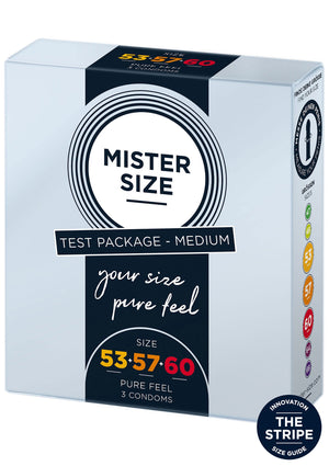 Préservatif MISTER SIZE 53-57-60mm 3-pack
