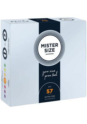 Préservatif MISTER SIZE 57mm Condoms 36pcs