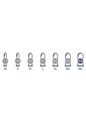 Préservatif MISTER SIZE 69mm Condoms 100pcs