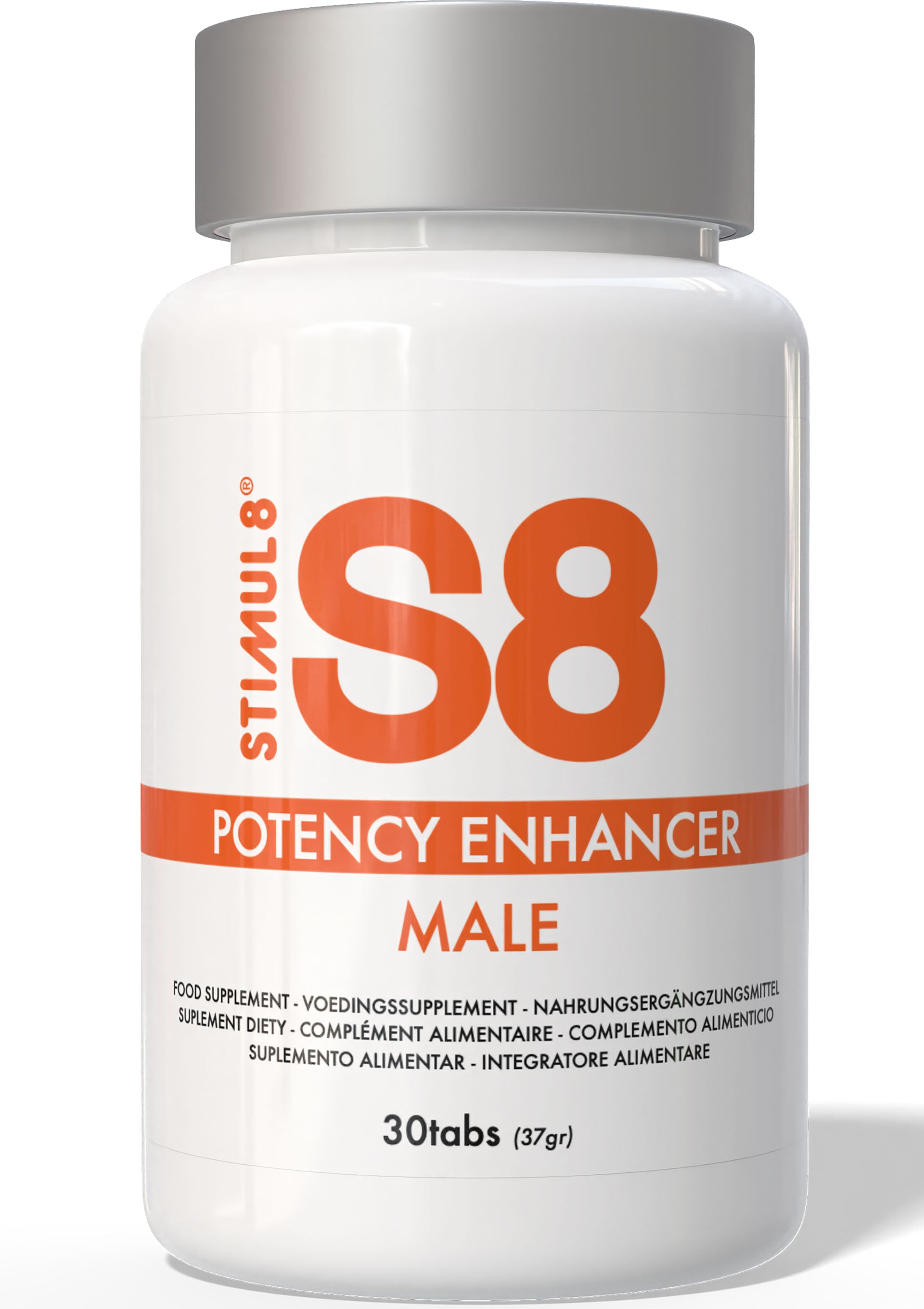 Stimulant intime Stimul8 S8 S8 Potency Enhancer Tabs 30 pcs