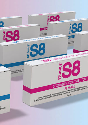 Stimulant intime Stimul8 S8 S8 Sexuality Female Tabs 8 pcs
