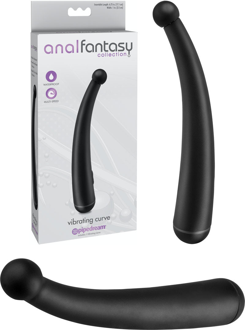 Stimulateur anal vibrant Anal Fantasy Vibrating Curve