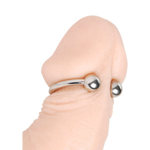 Anneau pénien pour gland en métal Master Series