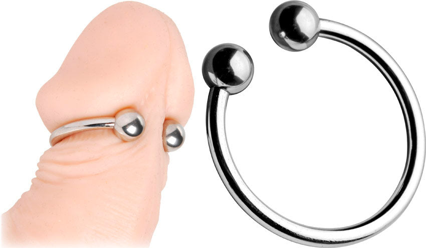 Anneau pénien pour gland en métal Master Series