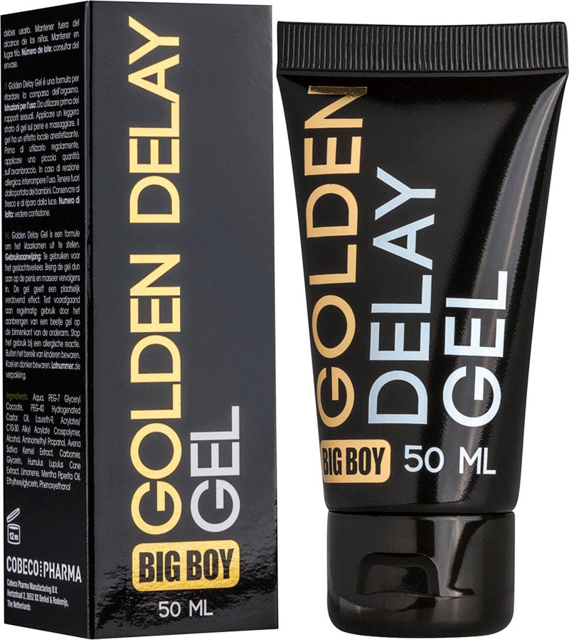 Big Boy Golden Delay Gel - Gel retardant l'éjaculation - 50 ml