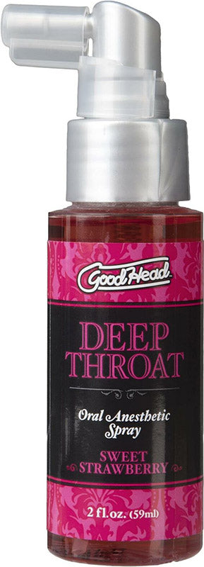 Spray pour fellation Doc Johnson Deep Throat - Fraise - 59 ml