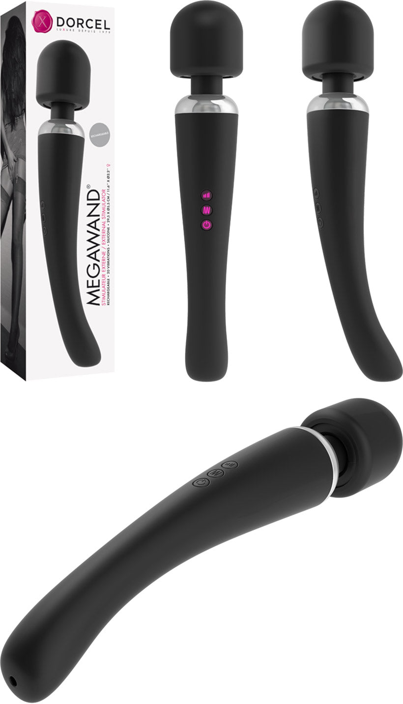 Vibromasseur Marc Dorcel MegaWand - Noir